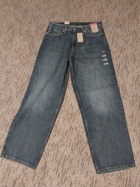 NWT LEVIS 578 Baggy Denim Men's Blue Jeans - 32Wx 32L